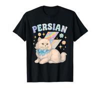 Diseño de Gato Persa Y2K con Arco y Rayo Camiseta