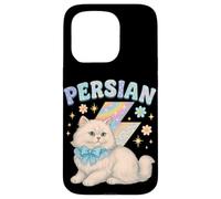Diseño de Gato Persa Y2K con Arco y Rayo Carcasa para iPhone 15 Pro