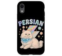 Diseño de Gato Persa Y2K con Arco y Rayo Carcasa para iPhone XR