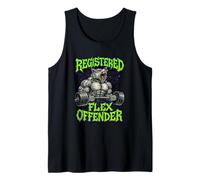 Diseño de Gimnasio de motivación de Entrenamiento para delincuentes Flex registrado Camiseta sin Mangas