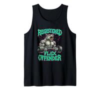 Diseño de Gimnasio de motivación de Entrenamiento para delincuentes Flex registrado Camiseta sin Mangas