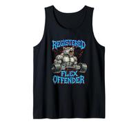 Diseño de Gimnasio de motivación de Entrenamiento para delincuentes Flex registrado Camiseta sin Mangas