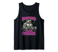 Diseño de Gimnasio de motivación de Entrenamiento para delincuentes Flex registrado Camiseta sin Mangas
