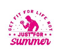 Diseño de gimnasio fitness ponte en forma Calcomanías de pared de PVC 40x52.2cm Se puede modificar y añadir información Rosa roja