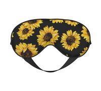 Diseño de girasol, Cubreojos completos Antifaz bloqueador de luz Antifaz para dormir Antifaz suave con los ojos vendados Noche