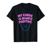 Diseño de Globo con Forma de parábola My Curve Is Always Positive Stem Camiseta