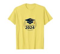 Diseño de Gorra de celebración de graduación 2024 para graduados Camiseta, Hombre, Limón, S