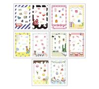 Diseño de Gráficos de Cartón de Cuadón de Cartón de Cuadro de Fotograma de álbum de Recortes de Bricolaje para Cuaderno Diario (Estilo 2)