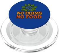 Diseño de Granja sin Granjas, sin Comida, para Amantes de los arándanos PopSockets PopGrip para MagSafe