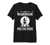 Diseño de guerrera: Homenaje a Las heroínas de la fantasía Camiseta Premium