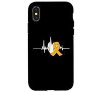 Diseño de guerrero de latidos del corazón de cáncer Carcasa para iPhone X/XS