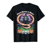 Diseño de Halloween con la Bruja de Forever Haunting The Market Camiseta