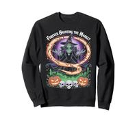 Diseño de Halloween con la Bruja de Forever Haunting The Market Sudadera