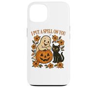 Diseño de Halloween con Texto en inglés I Put A Spell On You Carcasa para iPhone 13