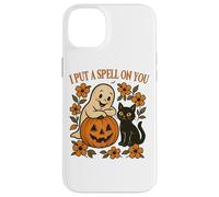 Diseño de Halloween con Texto en inglés I Put A Spell On You Carcasa para iPhone 14 Plus