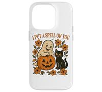 Diseño de Halloween con Texto en inglés I Put A Spell On You Carcasa para iPhone 14 Pro