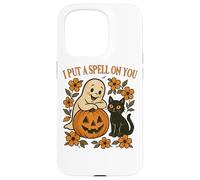 Diseño de Halloween con Texto en inglés I Put A Spell On You Carcasa para iPhone 15 Pro