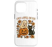 Diseño de Halloween con Texto en inglés I Put A Spell On You Carcasa para iPhone 16 Pro MAX