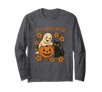 Diseño de Halloween con Texto en inglés I Put A Spell On You Manga Larga