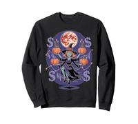 Diseño de Halloween de previsión financiera de Bruja Sudadera