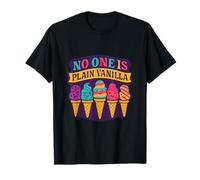Diseño de Helado de Carnaval de Vainilla Nadie es Liso Camiseta