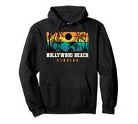 Diseño de Hollywood Beach Florida Playas de Hollywood Beach FL Sudadera con Capucha