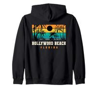 Diseño de Hollywood Beach Florida Playas de Hollywood Beach FL Sudadera con Capucha