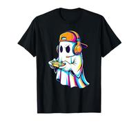 Diseño de Hombres Videojuegos Ghost Gamer Halloween Camiseta