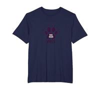 Diseño de Huellas de Perro mamá Vibes para Amantes de Las Mascotas Camiseta, Hombre Tallas Grandes, Azul Marino, 4X Alto