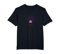 Diseño de Huellas de Perro mamá Vibes para Amantes de Las Mascotas Camiseta, Hombre Tallas Grandes, Negro, 6X Alto