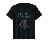 Diseño de Humor al Aire Libre I Hunt Therefore I Rifle Camiseta