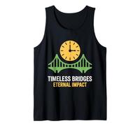 Diseño de Impacto Eterno de Puentes atemporales Camiseta sin Mangas