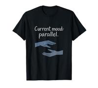 Diseño de ingeniería matemática paralela Actual del Estado de ánimo Camiseta