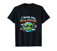 Diseño de Insignia de «I Love My Tiny Planet Local Pride» Camiseta