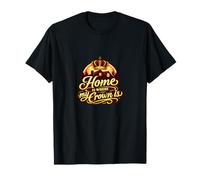 Diseño de Insignia Home Is Where My Crown Is Local Pride Camiseta
