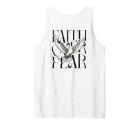 Diseño de inspiración Espiritual de fe mínima sobre la Paloma del Miedo Camiseta sin Mangas