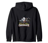 Diseño de Jaque Mate de Regalo para Jugador de ajedrez Sudadera con Capucha