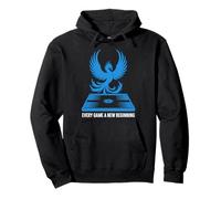 Diseño de Juego de Mesa Blue Phoenix: Cada Juego es un Nuevo Comienzo Sudadera con Capucha
