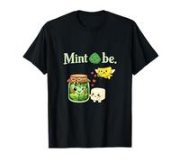 Diseño de Juego de Palabras Cottagecore Mint to be Plant Parent Camiseta
