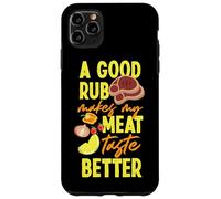 Diseño de juego de palabras de carne para hombres que aman la barbacoa Carcasa para iPhone 11 Pro Max