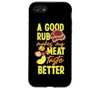 Diseño de juego de palabras de carne para hombres que aman la barbacoa Carcasa para iPhone SE (2020) / 7 / 8