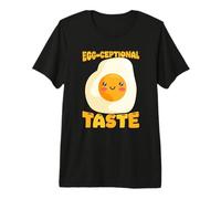 Diseño de Juego de Palabras de Huevo Frito con Sabor a Huevo Camiseta Premium