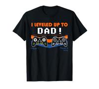 Diseño de Juegos I Leveled Up To Dad Gamer Padre Camiseta
