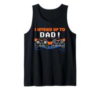 Diseño de Juegos I Leveled Up To Dad Gamer Padre Camiseta sin Mangas