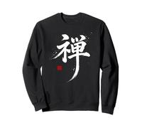 Diseño de Kanji Zen Filosofía Japonesa Estética Minimalista Sudadera