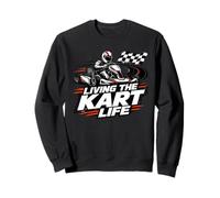 Diseño de Karting y automovilismo para Mujer y Hombre Sudadera