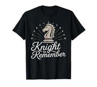Diseño de Knight to Remember Chess Lovers Camiseta