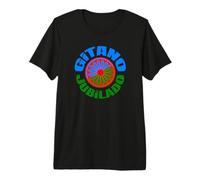 Diseño de la Bandera Gitana para Gitano Jubilado Camiseta Premium