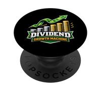 Diseño de la Independencia financiera de la máquina de Crecimiento de dividendos PopSockets PopGrip Adhesivo