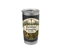 Diseño de la ley de caza de hongos de la Sociedad Paralegal de Búsqueda de Hongos Vaso térmico de acero inoxidable de doble pared